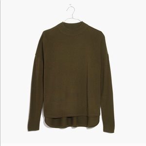 Madewell Boxy Pullover Sweater: Olive